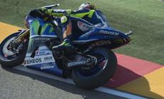 Valentino Rossi, brivido nei test