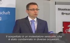 Maddie McCann, Procura: "Sospetto condannato per abuso sessuale su minori" - Video 