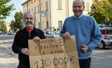 Totocalcio, a Felino l'unico “tredici”: 130mila euro per i due veterani della schedina Flavio Ghirini e Dante Bola