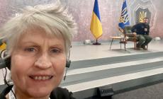 Anna Maria Corazza Bildt a Kiev da Zelensky - Video