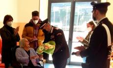 I carabinieri in visita alle signore pi&ugrave; anziane di Bedonia, Compiano e Tornolo