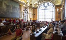 Dopo 3 mesi il Consiglio  si è riunito nella storica aula in Municipio