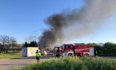 Rogo in discarica a Felegara: si sospetta l'origine dolosa