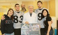 Avis e Panthers in visita alla Pediatria