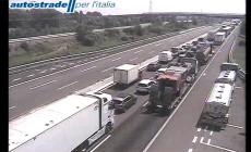 Incidente e coda in autostrada: 11 km fra Piacenza e Fidenza
