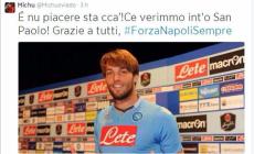 Napoli, Michu sfodera subito il dialetto
