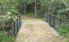 Rio Chiastroni, aperto il ponte della Via degli Abati