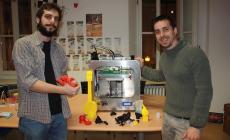 La stampante 3D progettata e assemblata in un garage
