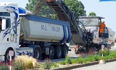 Lavori sulla provinciale all'altezza del casello di Fidenza