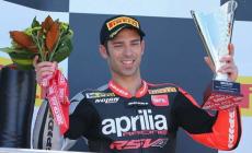 Melandri in MotoGp in sella all'Aprilia