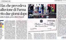 Alluvione: il fax "letto due giorni dopo" diventa un caso nazionale