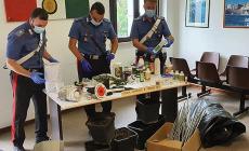 I carabinieri trovano una serra di marijuana nel sottotetto