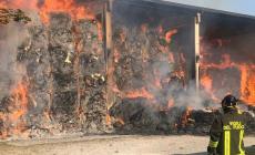 Un altro fienile in fiamme, vigili del fuoco al lavoro a San Polo di Torrile