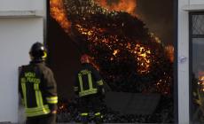 Vigili del fuoco in azione a San Prospero - Foto