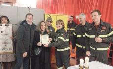 Vigili del fuoco volontari, omaggio a Camisa