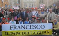 Scolari e insegnanti  a Roma per abbracciare Francesco 