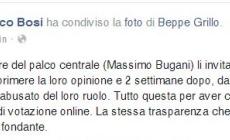 Bosi polemico: "Cosa stiamo diventando? C'&egrave; il reato di opinione nel M5S?"