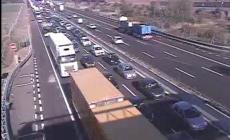 Incidente in A1: code e traffico intenso fra Fiorenzuola e Fidenza