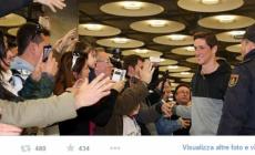 Madrid, Torres accolto come un eroe