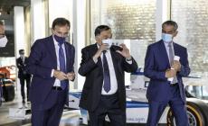 Il ministro Boccia in visita alla Dallara e all'Innovation Farm