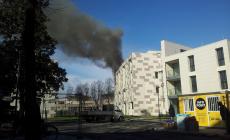 Incendio in via Carmignani
