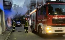 Salso, fiamme in un negozio di via Gorizia