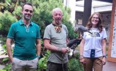 Cavozza: «Dopo due mesi, ho ritrovato a Valera il mio falco Dante. Quando mi ha visto mi è volato incontro: grazie»