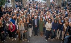 Primo giorno a scuola per le prime classi delle superiori. Il prefetto Garufi: «Non fate gli eroi, cercate di essere brave persone»