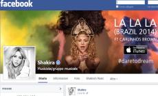 Shakira al top: 100 milioni di like