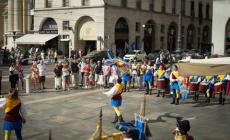 Verso il Palio di Parma: assaggio di corteo nel centro storico Foto