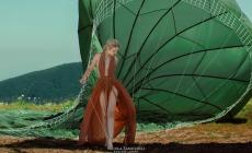 Il paracadute diventa un vestito: foto nell'ex base Nato del monte Giogo 