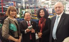 Vietnamiti alla scoperta dell'Emilia: tappa anche nel Parmense