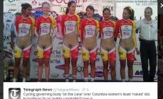 Cicliste "nude look", nasce un caso