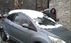 Puntualissima, ecco la neve di primavera