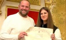 Il Comune di Fidenza premia Rebecca, regina delle amazzoni