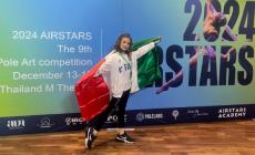 Nocetana di 11 anni conquista l'argento mondiale nel cerchio aereo