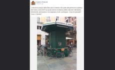 Piazza Steccata, l'edicola a caccia "d'autore"