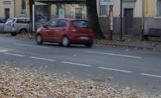 Foglie secche non raccolte nelle strade, rischio cadute