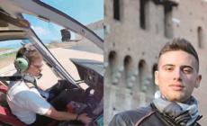 Due «primi piloti» alla cloche dell'Agusta