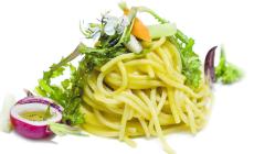 Spaghetti al pinzimonio d’inverno»:  i sapori dell'orto sposano la pasta