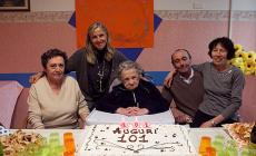 La  «signorina Maria» festeggia un secolo e un anno  a Villa Parma