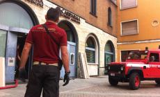 Fidenza: allagamento in piazza Garibaldi 