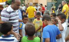 Una cena di benvenuto per i piccoli saharawi 