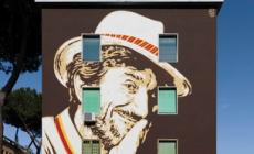 Proietti, un murale omaggio al Tufello