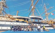 L'Itis da Vinci in gita sull’Amerigo Vespucci