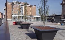 Il piazzale della stazione sta  prendendo forma