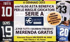 Asta benefica con le maglie di serie A