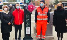 Inaugurato il nuovo DAE in piazzale Pablo in memoria di Massimo Zaccardi