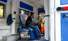 L'ambulatorio mobile della solidarietà fa tappa in stazione