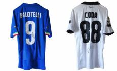 Balotelli-Coda: le maglie vanno all'asta